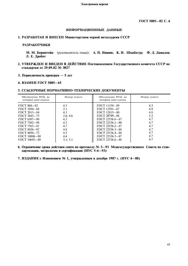 ГОСТ 5005-82