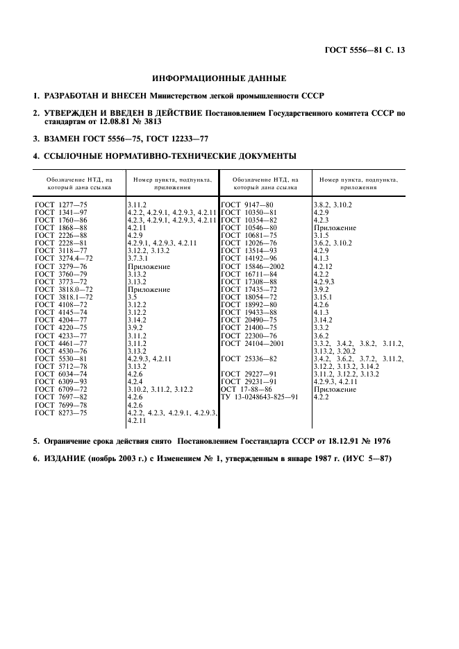 ГОСТ 5556-81