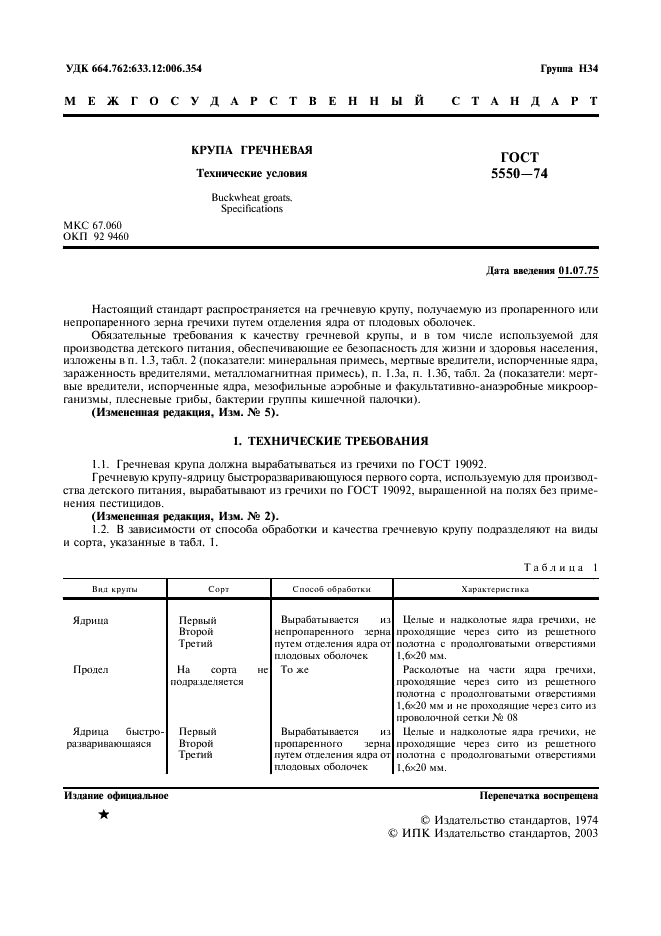 ГОСТ 5550-74