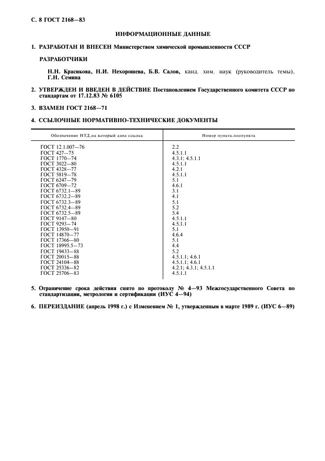 ГОСТ 2168-83