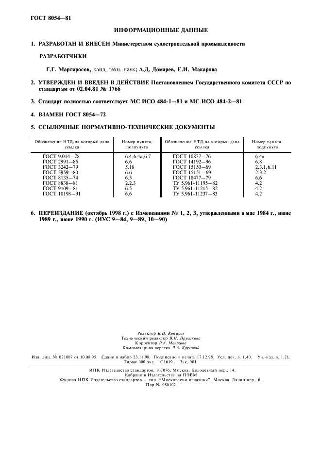 ГОСТ 8054-81