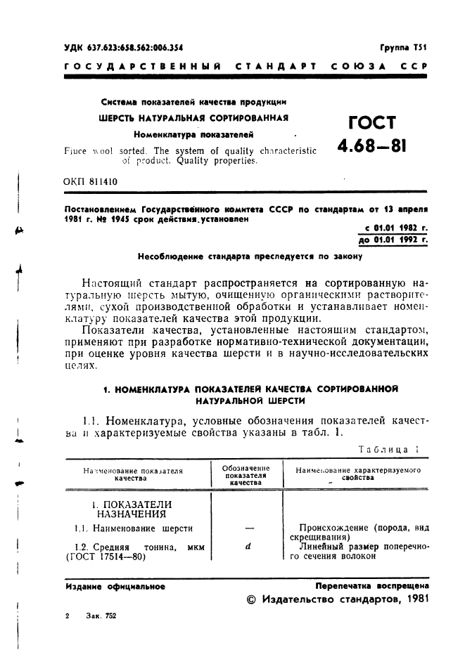 ГОСТ 4.68-81