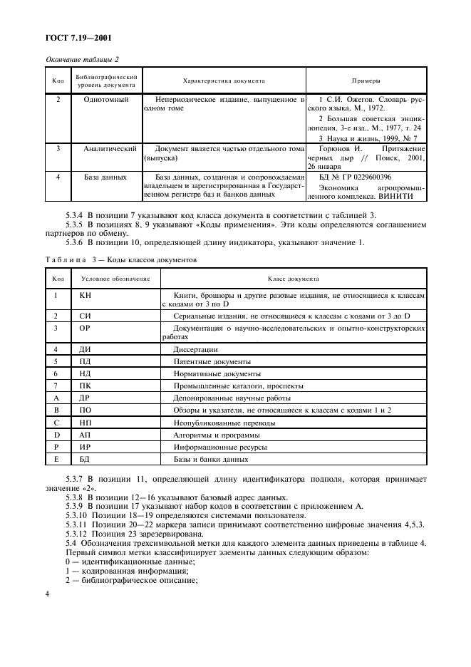 ГОСТ 7.19-2001